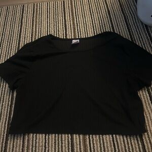 No Boundaries Black Crop Top